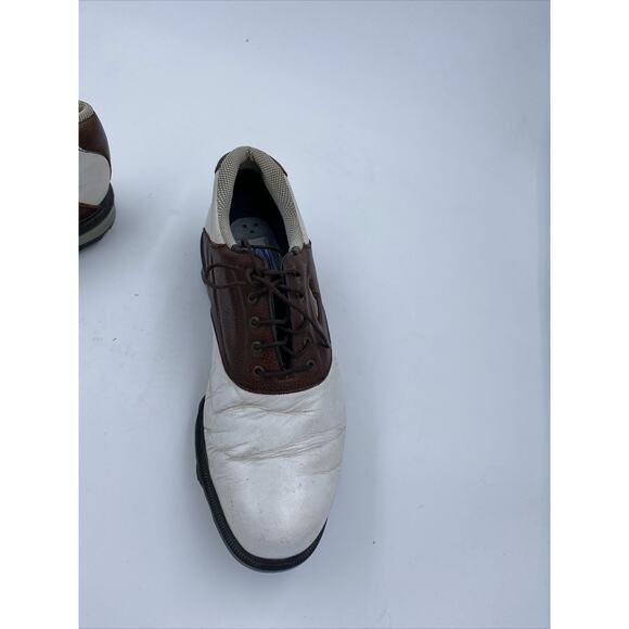 FootJoy DryJoys Tour Golf Saddle Leather Men’s Sz 9 W Opti Flex 2 Golf #59961 main image 14